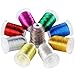 Produktbild New brothread 9 Grund Farben Metallic Maschinen Stickgarn 500M für Computerized Stickerei und Dekoratives Nähen