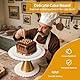 Nuangoo 5 Stück Tortenplatte, 30 cm x 12 mm/12 Zoll, wiederverwendbar Cake Board, zum Transportieren von 8-11 Zoll großen Kuchen und Desserts, geeignet für Hochzeiten, Partys(weiß)