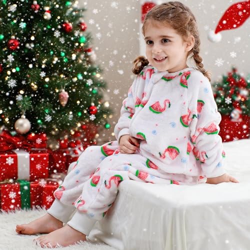 Image of MICHLEY Flannel Sleeping Sack,Baby Sleeping Bag Wearable Blankets 9M-6Y