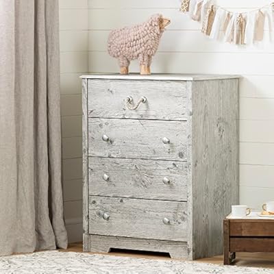South Shore Aviron 4-Drawer Chest, Seaside Pine 515N sgPj1L. SS400