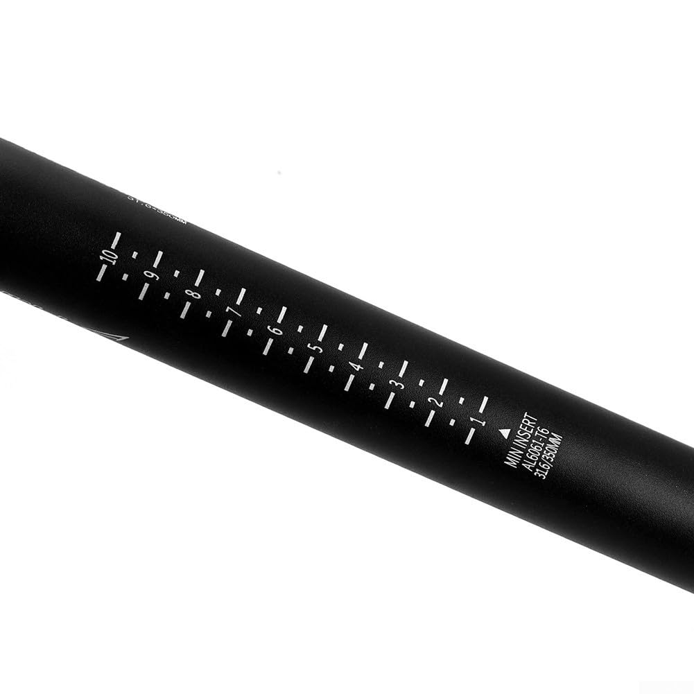 Reggisella ammortizzante per mountain bike, 350 mm, in lega di alluminio, ammortizzante, 27,2/30,9/31,6 mm, tubo sella confortevole per bici MTB