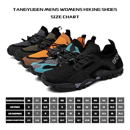 TANGYUGEN Water Shoes Mens Womens Hiking Beach Aqua Shoes Slip Resistant Lightweight Breathable Outdoor Walking Jogging Travel Trail Trekking Climbing2