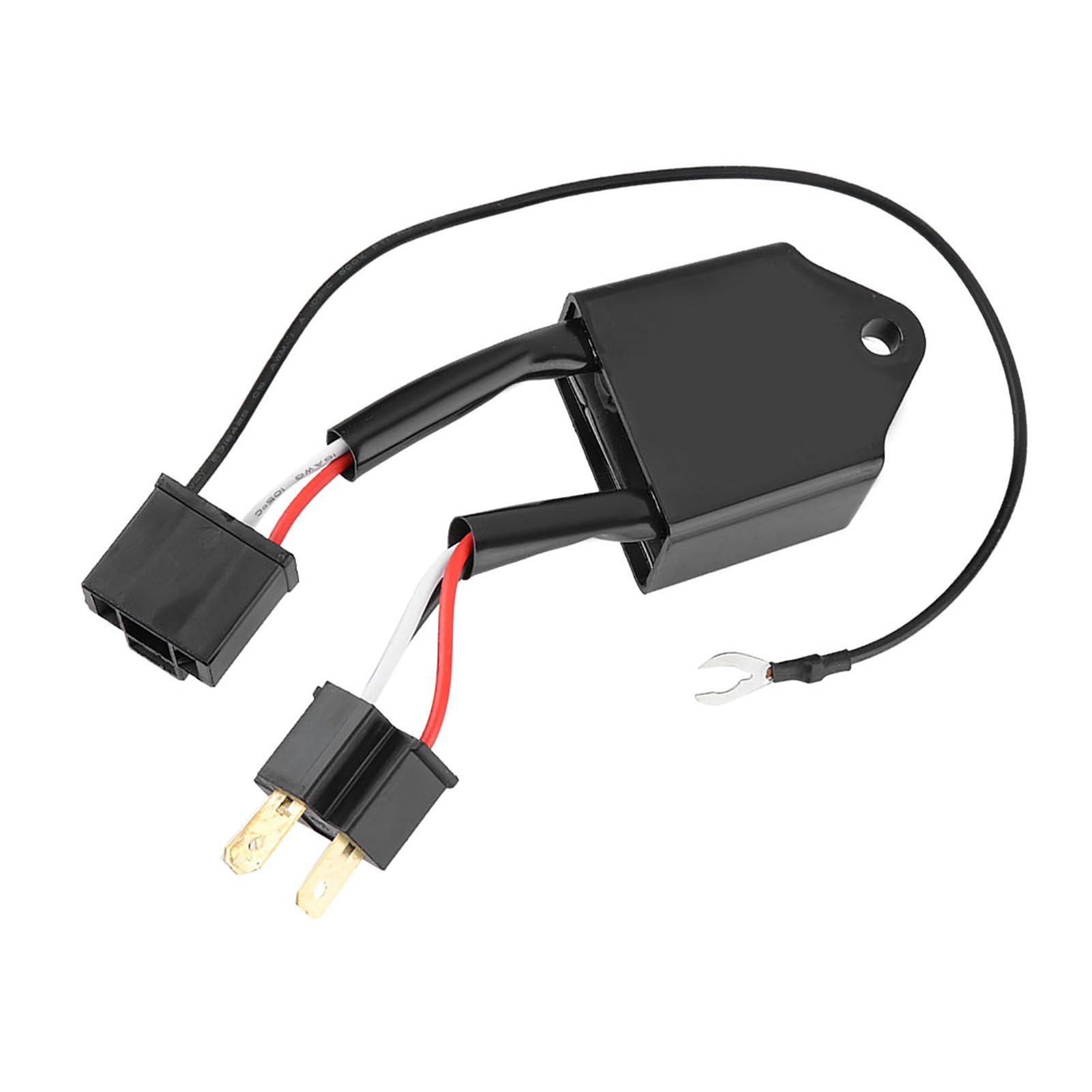 2 Stück LED Polaritätskonverter H4 Minuspol zu Pluspol Adapter für modifizierte Scheinwerfer Umkehrpolarität Lösung bei schwachem Licht oder Abblendproblemen wasserdichter Decoder