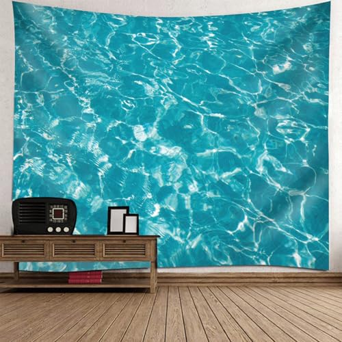 Tapisserie murale mer pour habiller un grand mur blanc de chambre ado