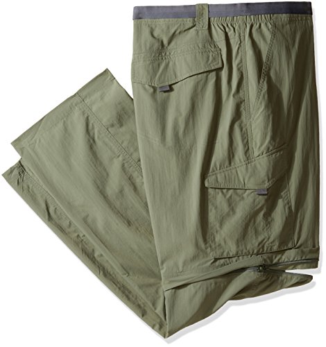 Image of Columbia Men's Big and Tall Silver Ridge Convertible Pant, Breathable, UPF, Cypress, 52x32