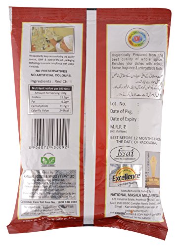 Image of Kanwal Red Chilli Powder, 500 grams Lal Mirch Powder