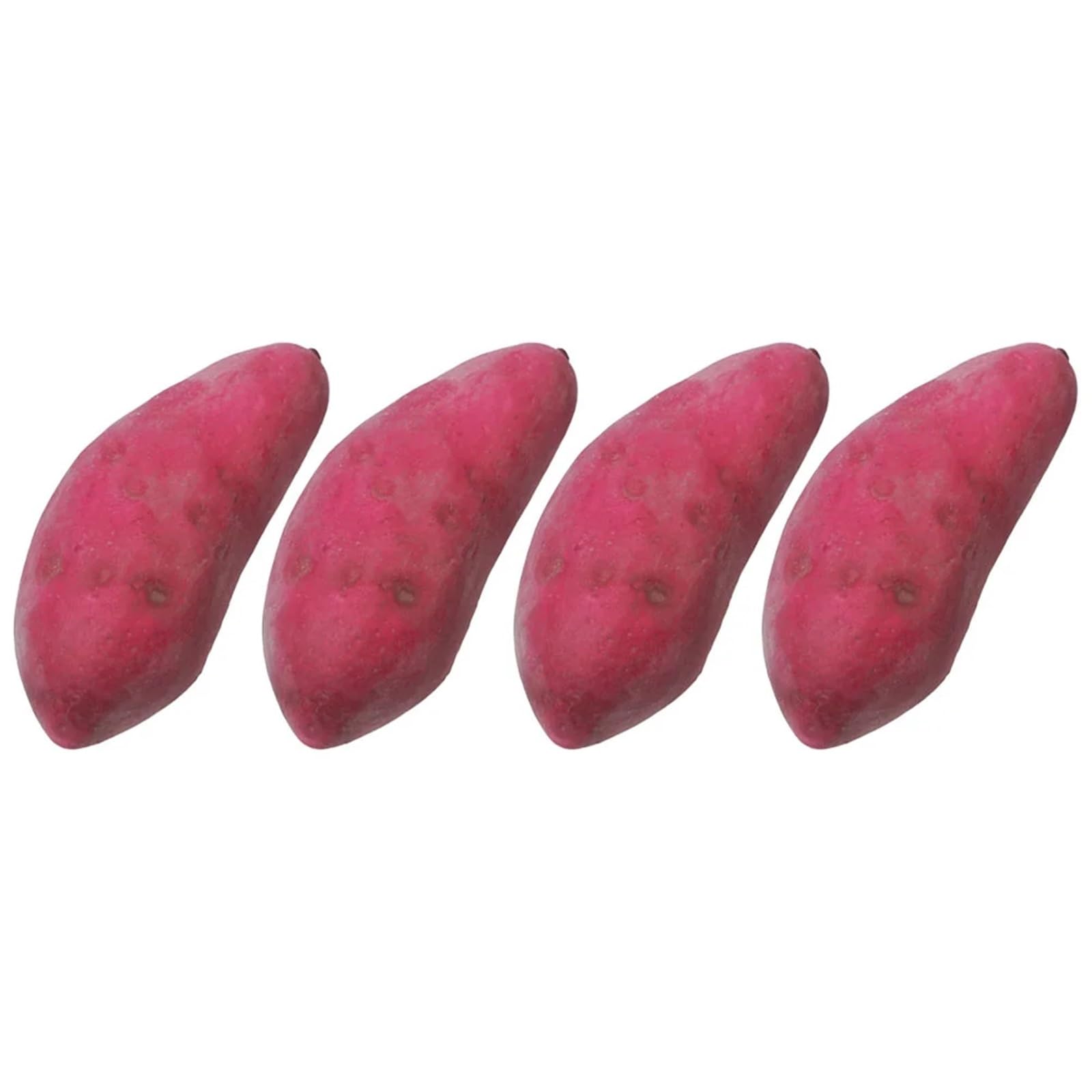 LUYSGBXR Fake Vegetable 4 Pcs Vegetable Model Foams Sweet Potato Decor Window Props Artificial Decorations Fake Vegetables