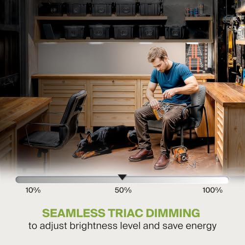 Image of ASD 20 Pack LED Under Cabinet Lighting, 9 inch 3W 202 LM, Dimmable Hardwired Under Cabinet Lights for Kitchen, 3000K /4000K /5000K, Under Counter Light Fixtures, ETL, White, Bullnose Design