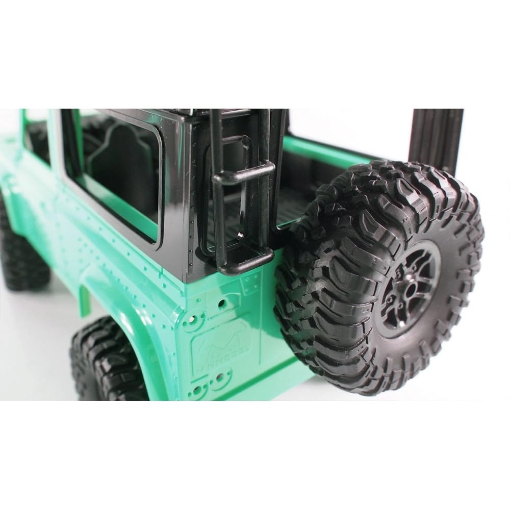 Land Rover Defender D90 RC samochód 4WD zdalnie sterowany samochód z oświetleniem LED, metalowa skrzynia biegów, pojazd offroad, czas jazdy 30 min, zdalnie sterowany od 8 lat