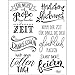 Produktbild Viva Decor Clear-Stamps (Lettering Deutsch) Silikon Stempel - Prägung Stempel - DIY Dekoration stanzen - Stempel Silikon - DIY Stamp - Stempel Prägung - Designed in Germany