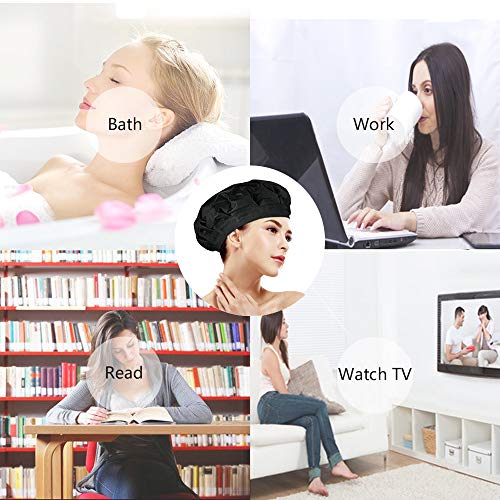 Cordless Deep Conditioning Heat Cap, Yebeauty Thermal Conditioning Heat Cap for Hair Styling and Treatment, Heated Hair Steamer Gel Cap for Deep Penetrating Hair and Hair Nursing Care - Black - Thumbnail 7