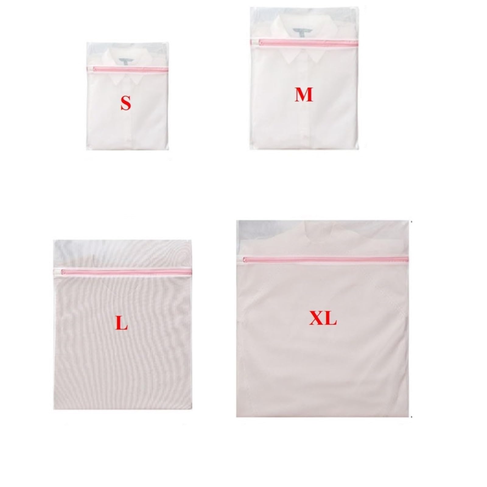 Wäschesack Wäschesack, Kleidungspflege, Waschmaschinen, schmutziger Korb, wiederverwendbar, for Reisen, Schuhe, Netztaschen, Damen-BH, Kleidungs-Organizer(Set1,5PCS)