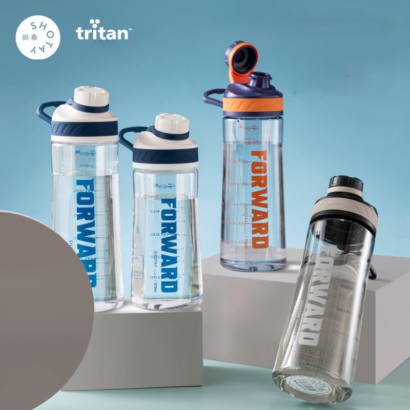Image of THE VENTI SHOTAY COOL Unbreakable Water Bottle with Sipper BPA Free Tritian, Leak-Proof Water Bottle Ideal for Office, Sports, School, Gym (750ML-Purple)
