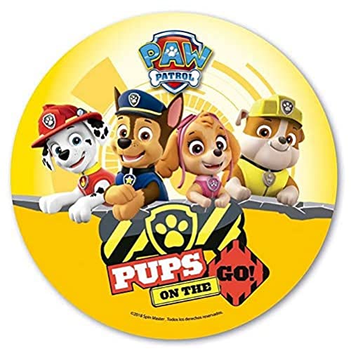 dekora - Decoracion Tartas de Cumpleaños Infantiles en Disco de Oblea de Patrulla Canina - 20 cm