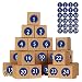 N/A/A Weihnachts Advents Geschenkboxen, 24 Advents Geschenkboxen, DIY Adventskalender Mit 1-24 Nummernaufklebern, Machen Sie Ihre Eigenen Adventskalender, Weihnachtsgeschenkboxen