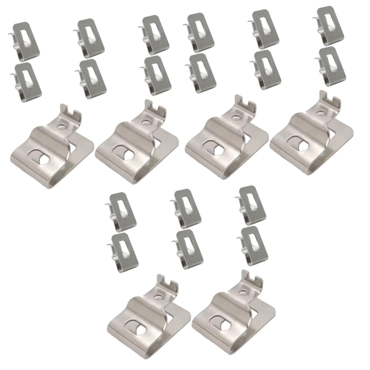 3 Set Fibbia Della Vita Utensile Clip Da Cintura Bretelle Della Cintura Degli Attrezzi Clip Sul Supporto Per Trapano A Cinghia Utensile Porta Attrezzi Da Cintura Argento 8 Pezzi*3