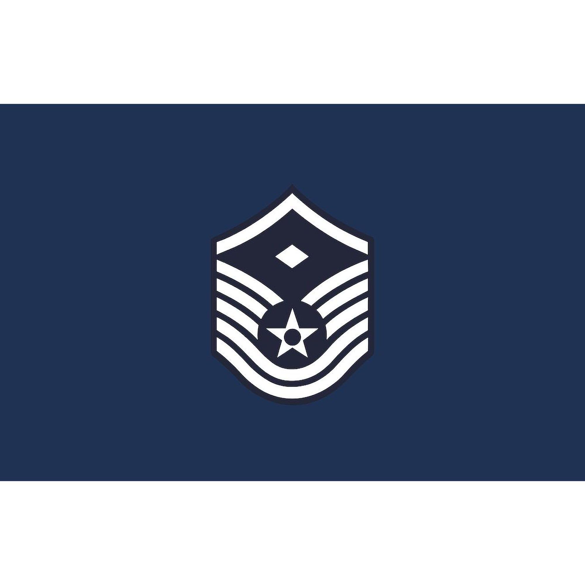 CafePress USAF: Msgt E 7 (Blue) 4