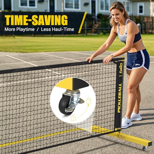 Fostoy Portable 3in1 Pickleball Net with Wheels Carry Bag- 3 Size Options - image 4