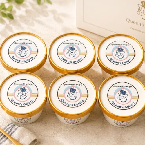 Queen's Gelato オールミルク 100ml×6個 | クイーンファーム 贈物 贈答 プレゼント