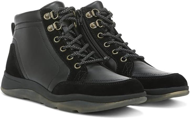 Vionic Women's Momentum Whitley High Top Sneakers- Supporting Leather Ankle Water Repellent Shoes That Include Three-Zone Comfort with Orthotic Insole Arch Support, Medium Fit Sizes 5-11 | Image 7