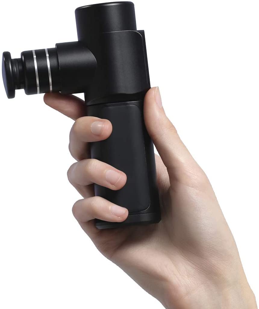 MERACH Mini Massage Gun, Powerful Percussion Muscle Massager Gun for Athletes, 8 Massage Heads & Carry Case Included, 9mm Quite Deep Tissue for Back Neck Muscle Relieve