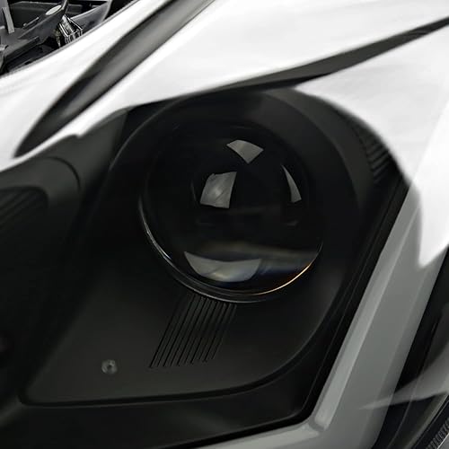 Miniatura 8 de Spec-D Tuning Faros delanteros con lente ahumada de carcasa negra con luz LED secuencial de señal de giro compatible con Infiniti G37 Q60 2DR Coupe