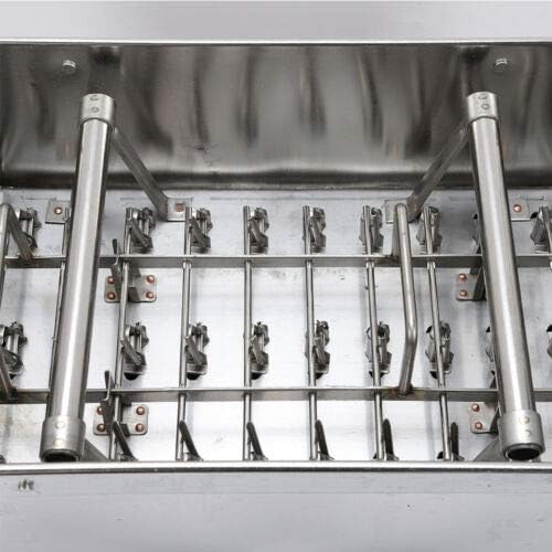 Miniatura 4 de Juego de moldes de paletas de acero inoxidable 2030 cavidades moldes de hielo caseros para helado DIY (20 unidsmodelo A)