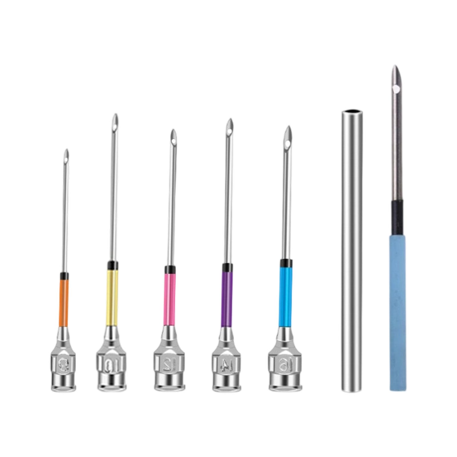 Industrial Punching Needle with Sandable Eyelets for Long Time Crafting Supplies Meet Thread Probes Set