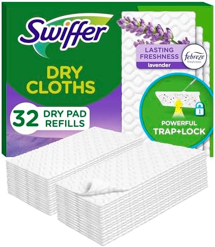 Swiffer Sweeper Dry Sweeping Pad, Multi Surface Refills for Duste...