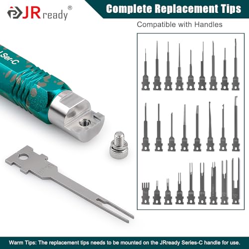 Image of JRready ST5278 Replacement Tips for Pin Removal Tool 26PCS Pin Extractor Tool Tips Electrical Terminal Release Tool Compatible with Deutsch AMP /TE Molex Delphi JST Harting Connectors & More