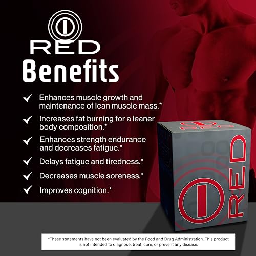 Image of bHIP - Red For Men (Fit) - Supplement Formula, Amino Acid - 30 Servings | Features an Amino Acid Complex, Green Tea Extract, Botanical Extracts to Support Energy and Daily Performance in Men