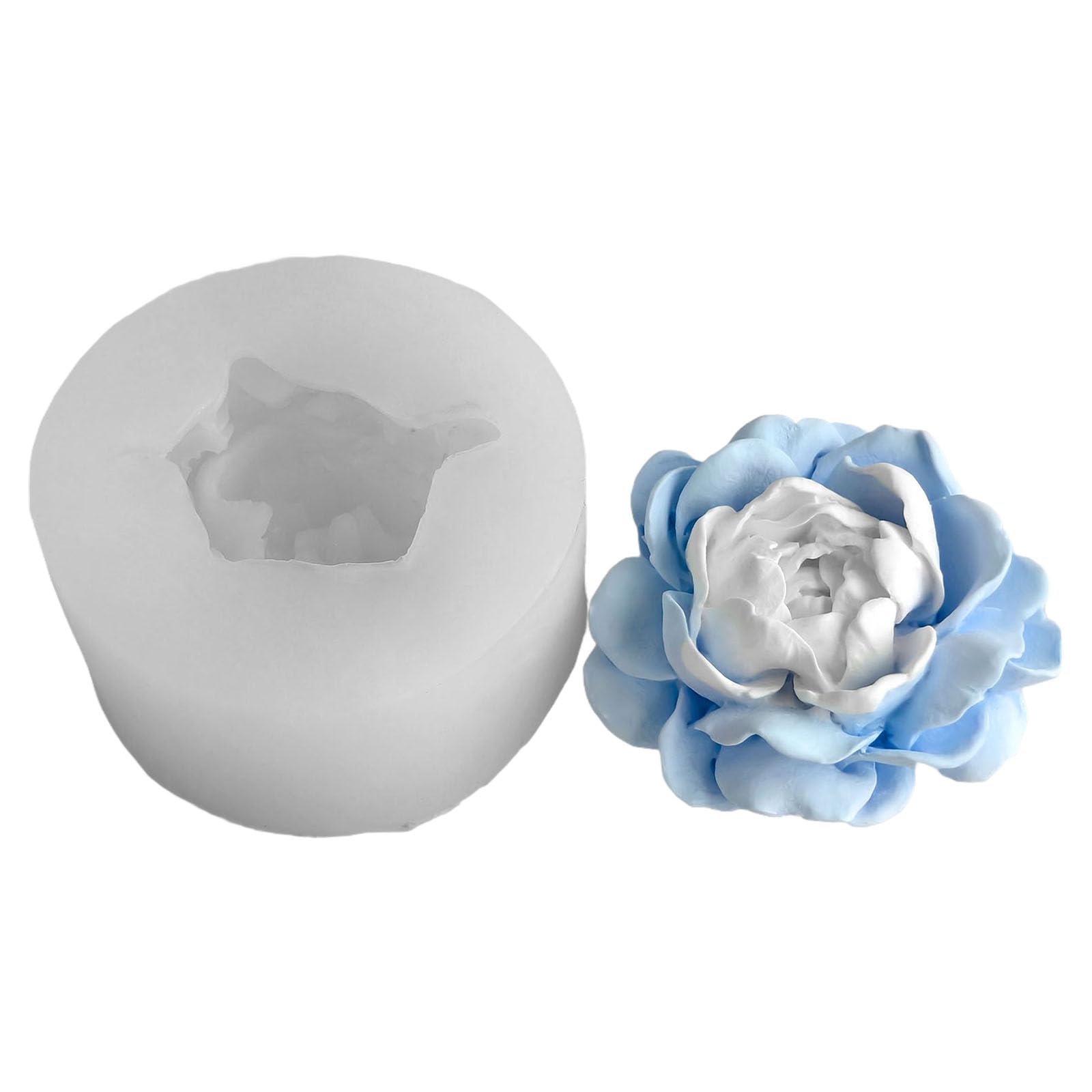 FGDTREE Shape Silicone Molds for Epoxy Resin Making Soap Floral Silicones for Gypsum Decoration Floral Mold