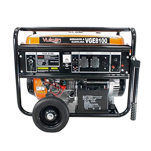 Gerador De Energia À Gasolina Bivolt 15Hp 439cc VGE7200 Vulcan