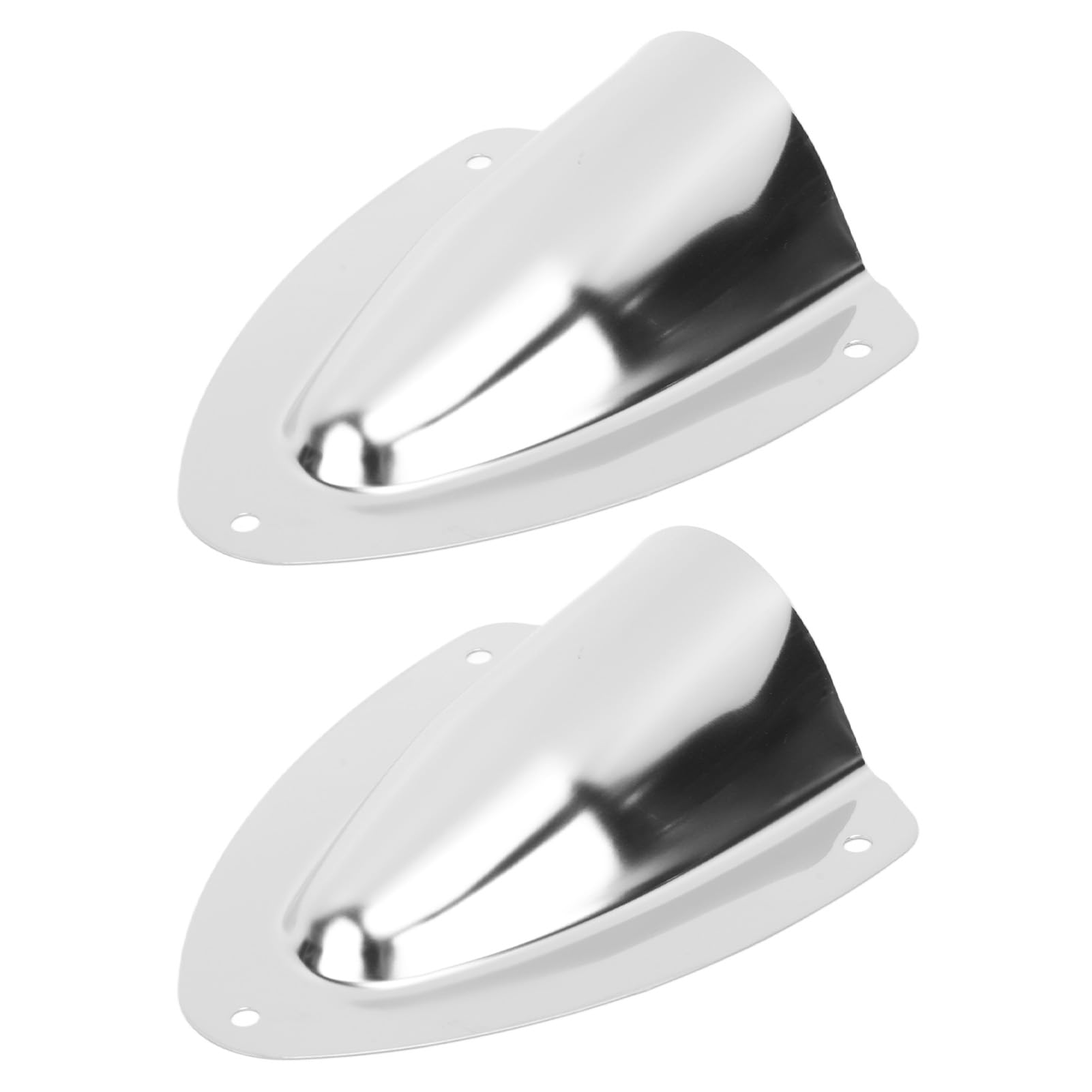 TANIQIACA Polished Stainless Steel Marine Clam Shell Vent - & Weather Cable Cover for Yachts, Boats, and Fishing Vessels (100mm)