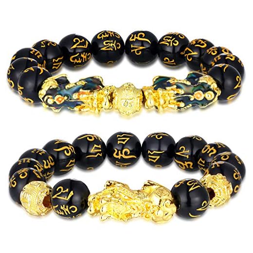 Feng Shui Bead Bracelet with Pi Xiu