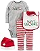 Simple Joys by Carter's Baby Girls' 4-Piece "My First Christmas" Set
