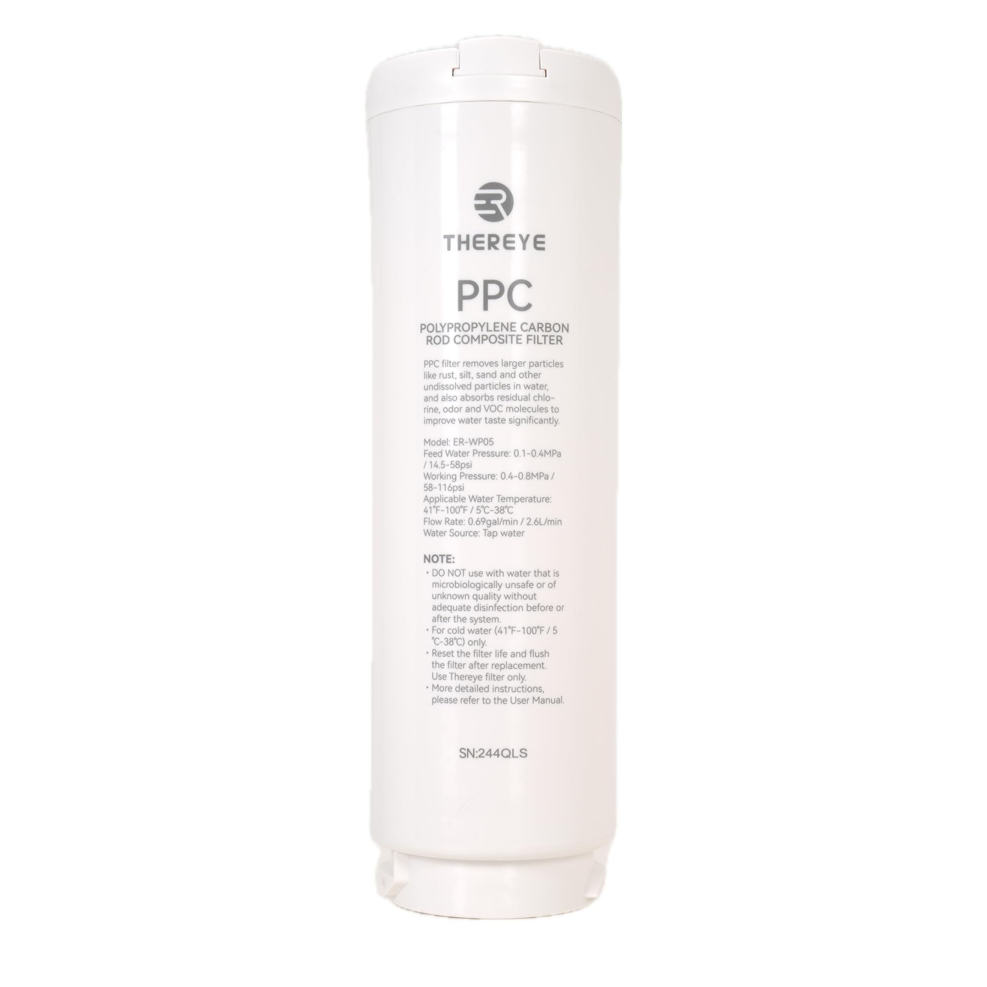 Photo 1 of ***FACTORY SEALED ***Thereye PPC Water Filter Element For 1000 GPD Undersink Tankless Water Filter WP05