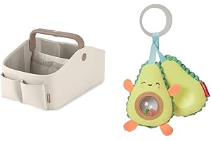 Skip Hop Diaper Caddy Organizer with Touch Sensor Night Light