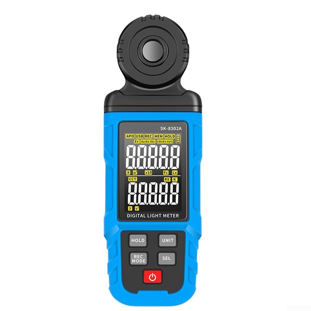 Misuratore di luce digitale con memoria 9999 per test di temperatura di colore in studi di laboratorio e aule (SK-8302A)