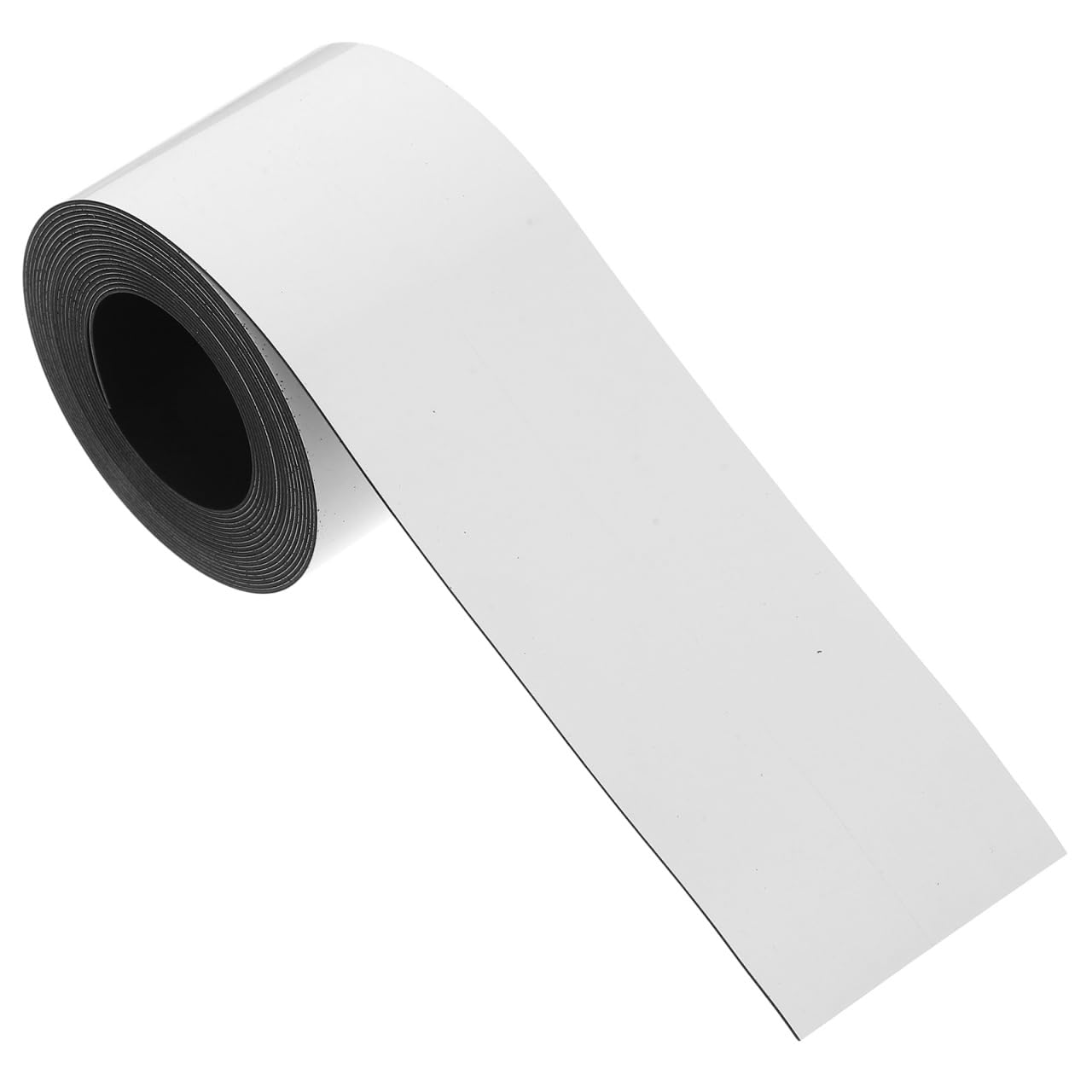 SHINEOFI 3 Meters White Magnetic Dry Erase Labels - Reusable Strips for Classroom Home Office Garage Refrigerator Blank Writable Erasable Cards Name Tags Students Locker Shelf