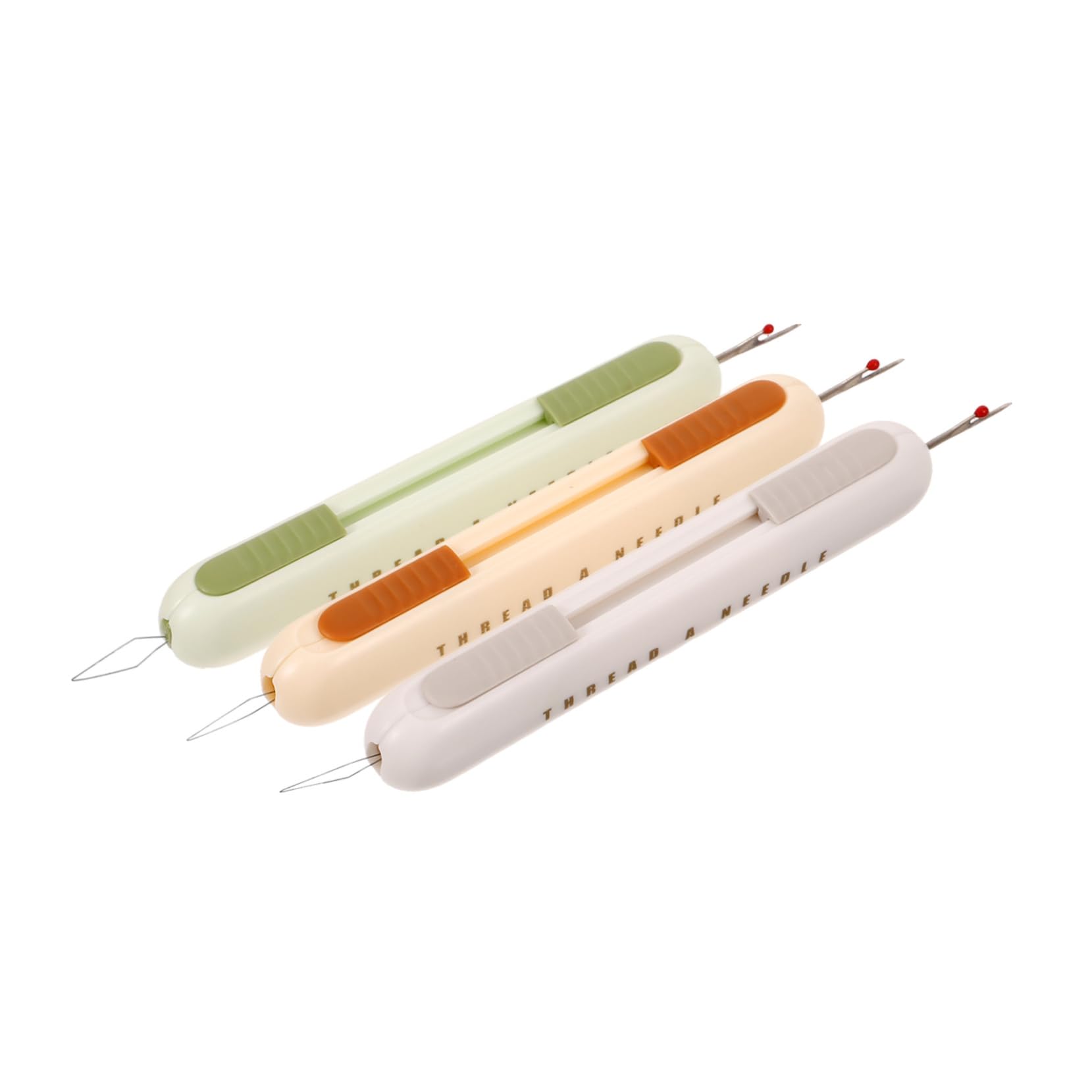 VILLCASE Thread Trimmer Seam Ripper Tool Kit 3pc Threader Set Metal Threader for Easy Sewing Compact Efficient