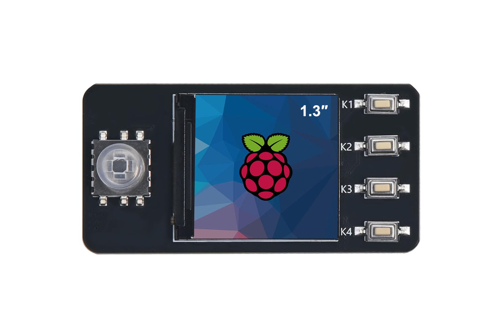 Pico 1.3inch LCD Display Module - 240x240 SPI Screen for Raspberry Pi Pico | ST7789 Controller, IPS Panel, Plug & Play with Joystick
