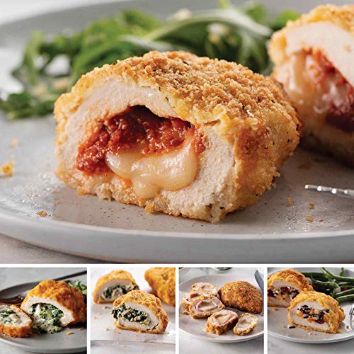 Omaha Steaks Gourmet Chicken Sampler (Stuffed Chicken Parmesan, Broccoli & Cheese Stuffed Chicken Breasts, Stuffed Chicken with Spinach and Artichoke, Chicken Cordon Bleu, and more)