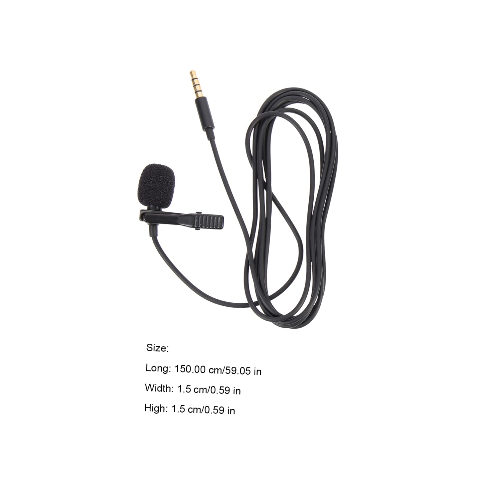 VICASKY 4sätze Teiliges Mikrofon Interviews Und Aufnahmen Professionelles Handy Und Pc-mikrofon Mit Adapter Und Verlängerung Für Podcasting Und Gesang