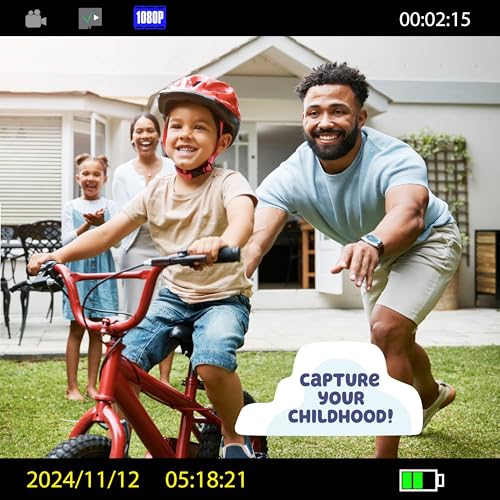 Image of Bluey Kids Camera with SD Card, Digital Camera with Video Recording