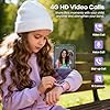 SWGOTA 4G Montre Connectée Enfant, Smartwatch avec GPS/Téléphone/Appels Vidéo/Chat Vocal/Messages/SOS/Mode École/Réveil/Appareil Photo/Podomètre/Moniteur Sommeil, Cadeau pour Garçons et Filles, Violet