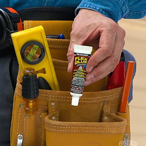image for Flex Seal Flex Glue, Mini, White, 3-Pack, Super Strong, Rubberized Wat