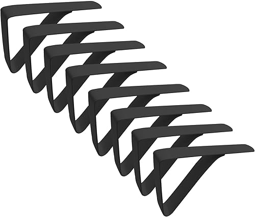 Pargleev Clips grandes para manteles de acero inoxidable a prueba de óxido, clips de mesa para el hogar, restaurantes, picnic, fiesta, mesas de