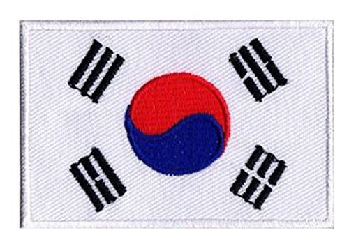 Écusson Patche Drapeau Corée Du Sud Patch Asie Pacifique Korea
