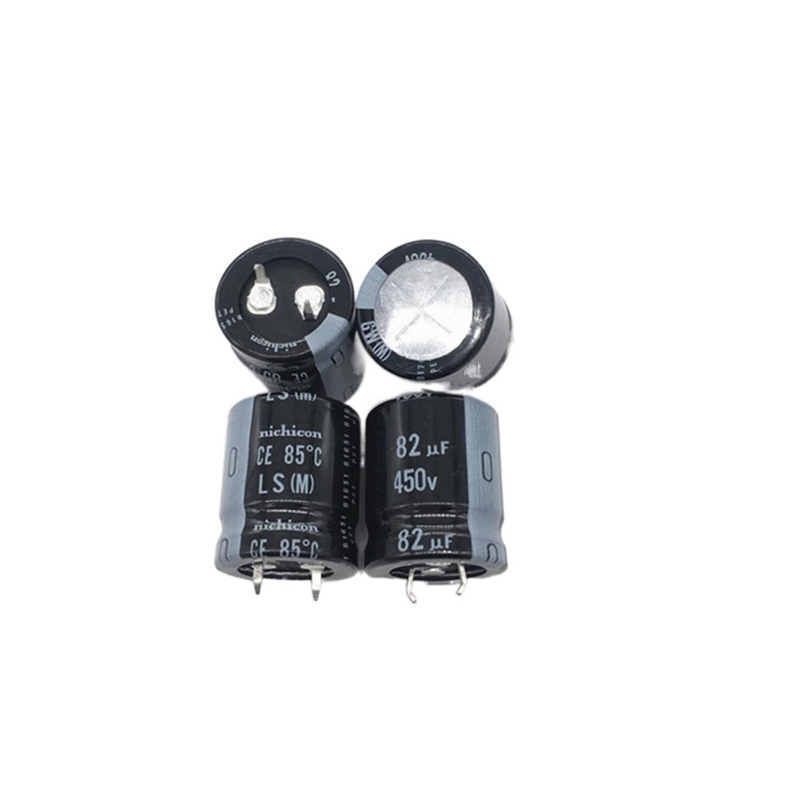 Condensateur 450V 82uF snap-in LS 22x25mm pour alimentation électrique, lot de 2 pièces